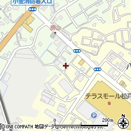 千葉県松戸市二ツ木1286周辺の地図