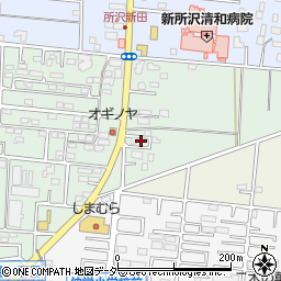 埼玉県所沢市所沢新町2543-7周辺の地図