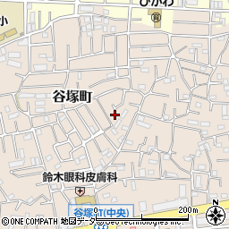 埼玉県草加市谷塚町1515周辺の地図