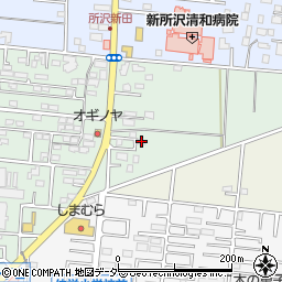 埼玉県所沢市所沢新町2543-9周辺の地図