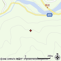 長野県木曽郡木曽町三岳橋渡周辺の地図