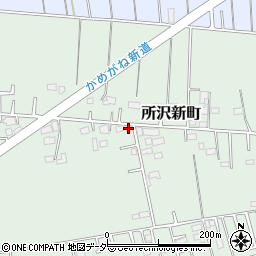 埼玉県所沢市所沢新町2462-1周辺の地図