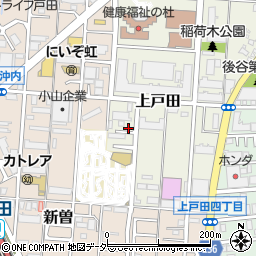 埼玉県戸田市上戸田21-3周辺の地図