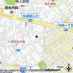 埼玉県八潮市中央2丁目2周辺の地図