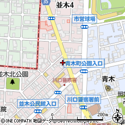 ジブラルタ生命保険株式会社　埼玉第１支社川口第一・第二営業所周辺の地図