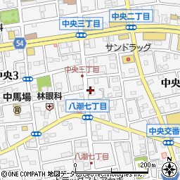 ピザーラ　八潮店周辺の地図