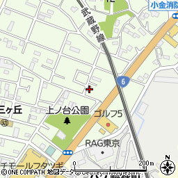 千葉県松戸市二ツ木1332-1周辺の地図
