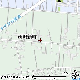 埼玉県所沢市所沢新町2498-7周辺の地図