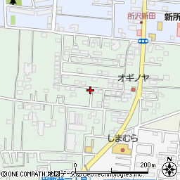 埼玉県所沢市所沢新町2514-76周辺の地図