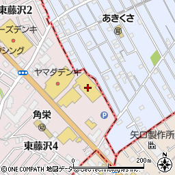 ぐるぐる大帝国入間店周辺の地図