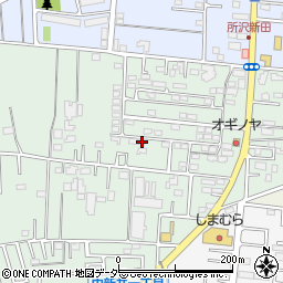 埼玉県所沢市所沢新町2514-44周辺の地図