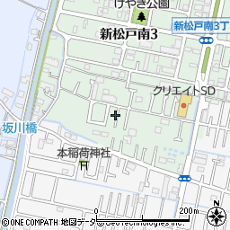 千葉県松戸市新松戸南3丁目298周辺の地図