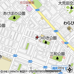 埼玉県蕨市南町周辺の地図