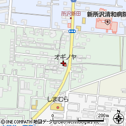 埼玉県所沢市所沢新町2528-7周辺の地図