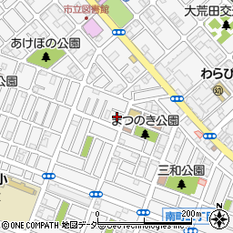 埼玉県蕨市南町周辺の地図