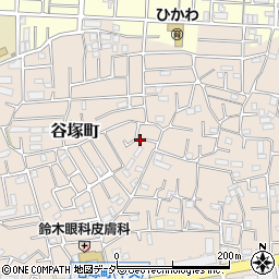 埼玉県草加市谷塚町1515-13周辺の地図
