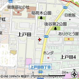 埼玉県戸田市上戸田101-10周辺の地図