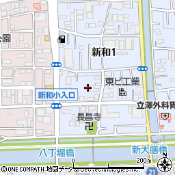 埼玉県三郷市新和1丁目409-1周辺の地図
