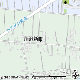 埼玉県所沢市所沢新町2497-7周辺の地図