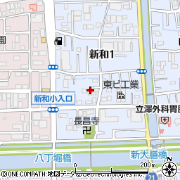 埼玉県三郷市新和1丁目409-3周辺の地図