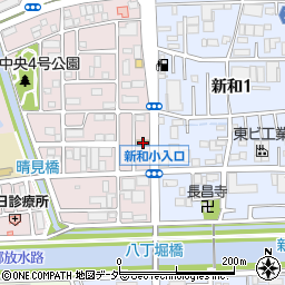 セブンイレブン三郷新和１丁目店周辺の地図