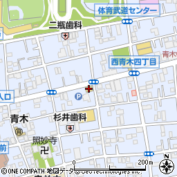 がってん寿司川口西青木店周辺の地図