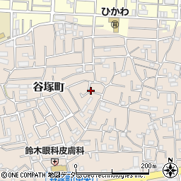 埼玉県草加市谷塚町1515-2周辺の地図