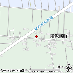 埼玉県所沢市所沢新町2483-4周辺の地図