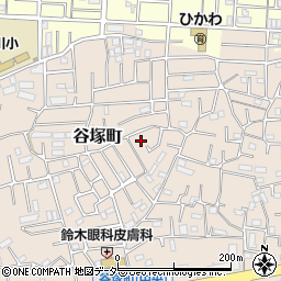 埼玉県草加市谷塚町1517-5周辺の地図
