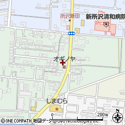 埼玉県所沢市所沢新町2528-27周辺の地図
