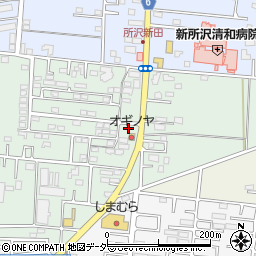 埼玉県所沢市所沢新町2528周辺の地図