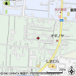埼玉県所沢市所沢新町2514-14周辺の地図