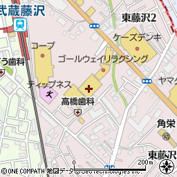 埼玉県入間市東藤沢3丁目周辺の地図