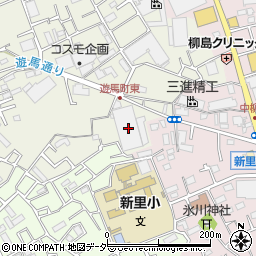 埼玉県草加市遊馬町871周辺の地図