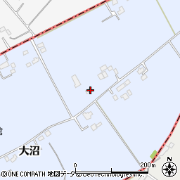 千葉県成田市大沼624周辺の地図