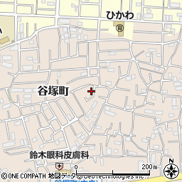 埼玉県草加市谷塚町1515-12周辺の地図