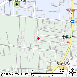埼玉県所沢市所沢新町2514-15周辺の地図