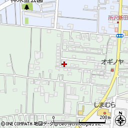 埼玉県所沢市所沢新町2514-68周辺の地図