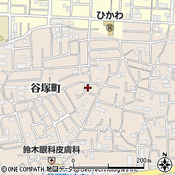 埼玉県草加市谷塚町1515-15周辺の地図