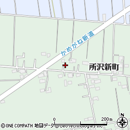 埼玉県所沢市所沢新町2483周辺の地図