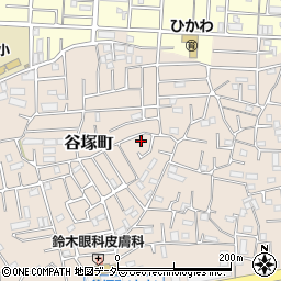 埼玉県草加市谷塚町1517周辺の地図