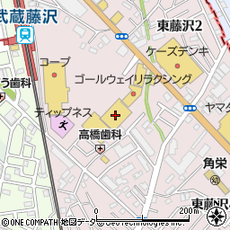 ウエルシア入間武蔵藤沢店周辺の地図