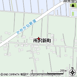 埼玉県所沢市所沢新町2490周辺の地図