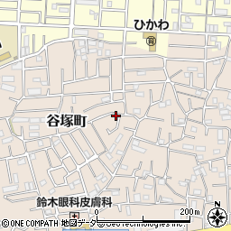 埼玉県草加市谷塚町1515-10周辺の地図