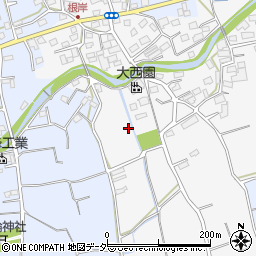 埼玉県入間市根岸周辺の地図