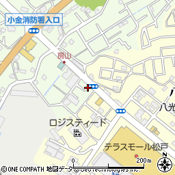 千葉県松戸市二ツ木1282周辺の地図