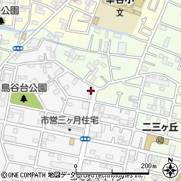 千葉県松戸市三ケ月1221周辺の地図