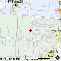 埼玉県所沢市所沢新町2514-39周辺の地図