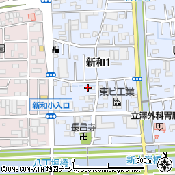 埼玉県三郷市新和1丁目408周辺の地図