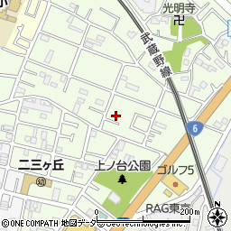 千葉県松戸市二ツ木周辺の地図
